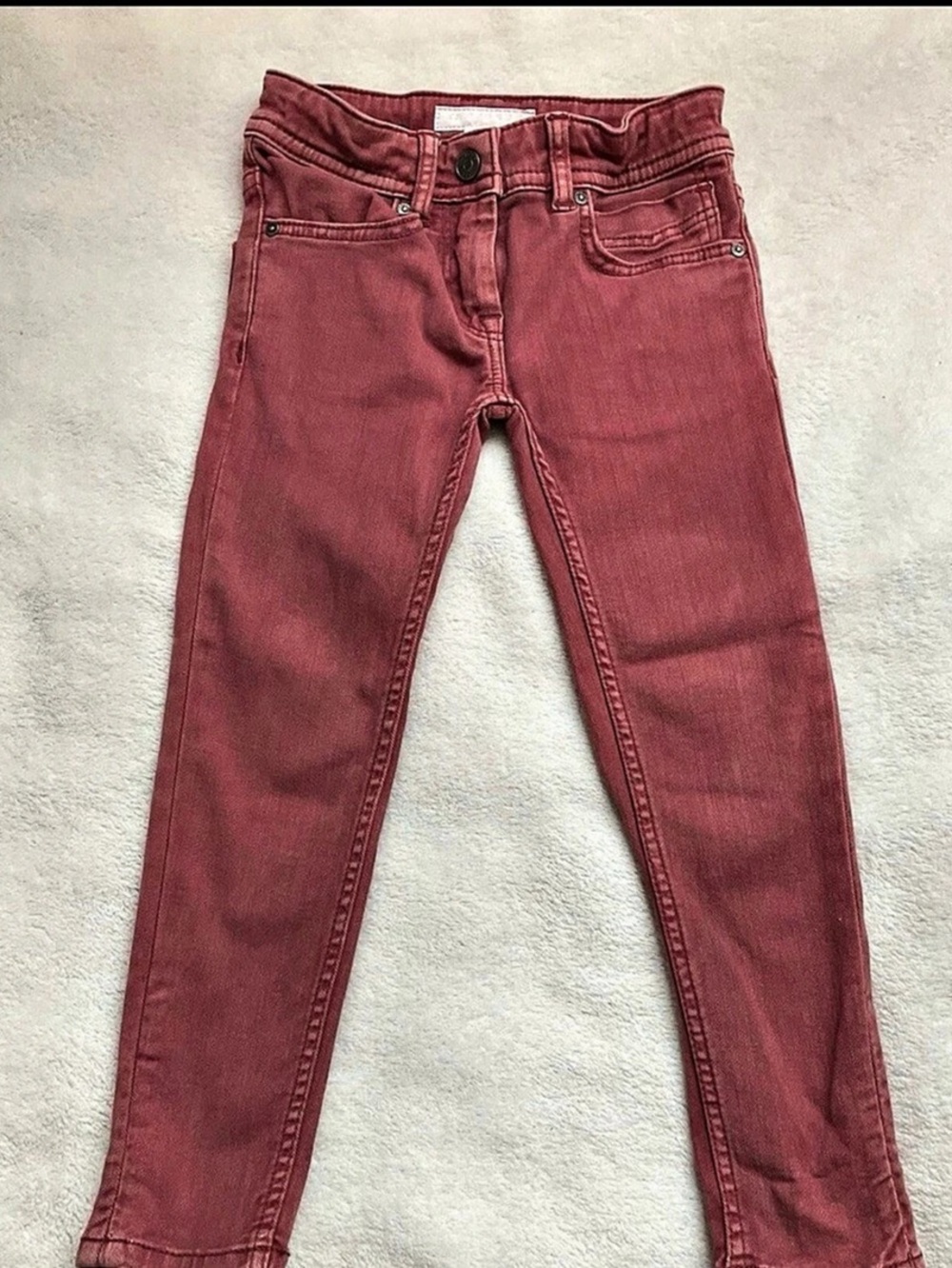 Burberry Kids Jeans in Red 4T